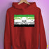 Aromantic Pride Pirate Flag Hoodie - Red